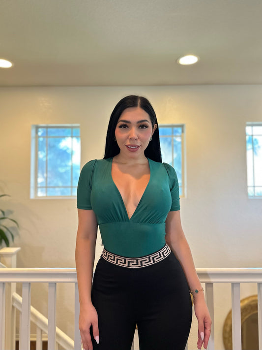 Sabrina Deep-V Bodysuit